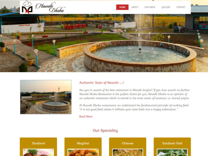 Nawabi Dhaba Website Design