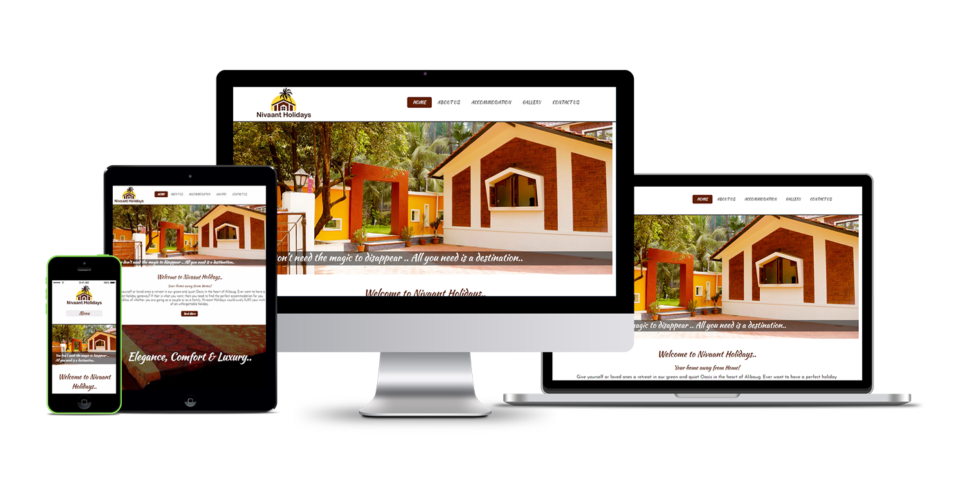 Niwant Holidays Website Development
