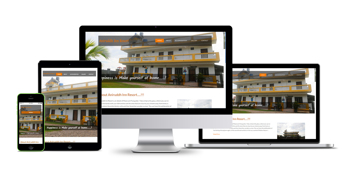 Aniruddha Inn Resort Website Development