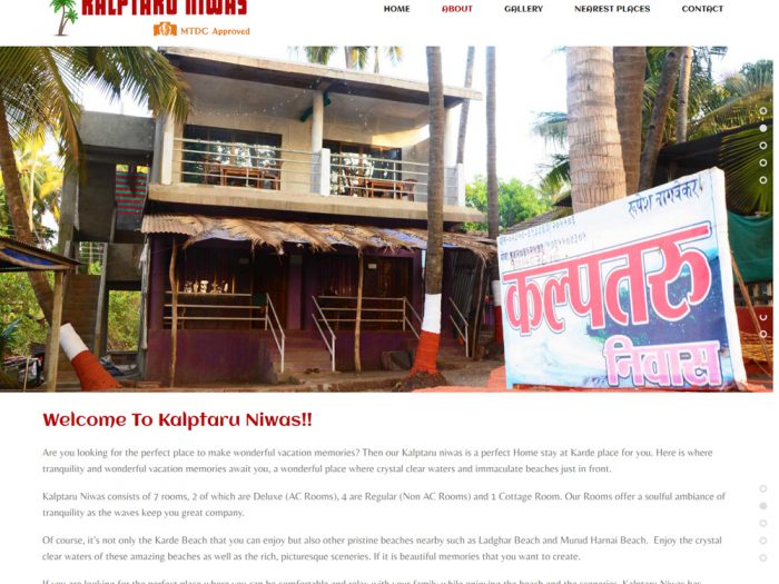 Kalptaru Niwas Website Design