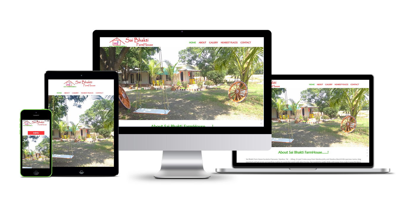 Sai Bhakti Farm House Website Development