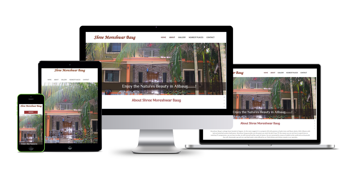 Shree Moreshwar Baug Website Development