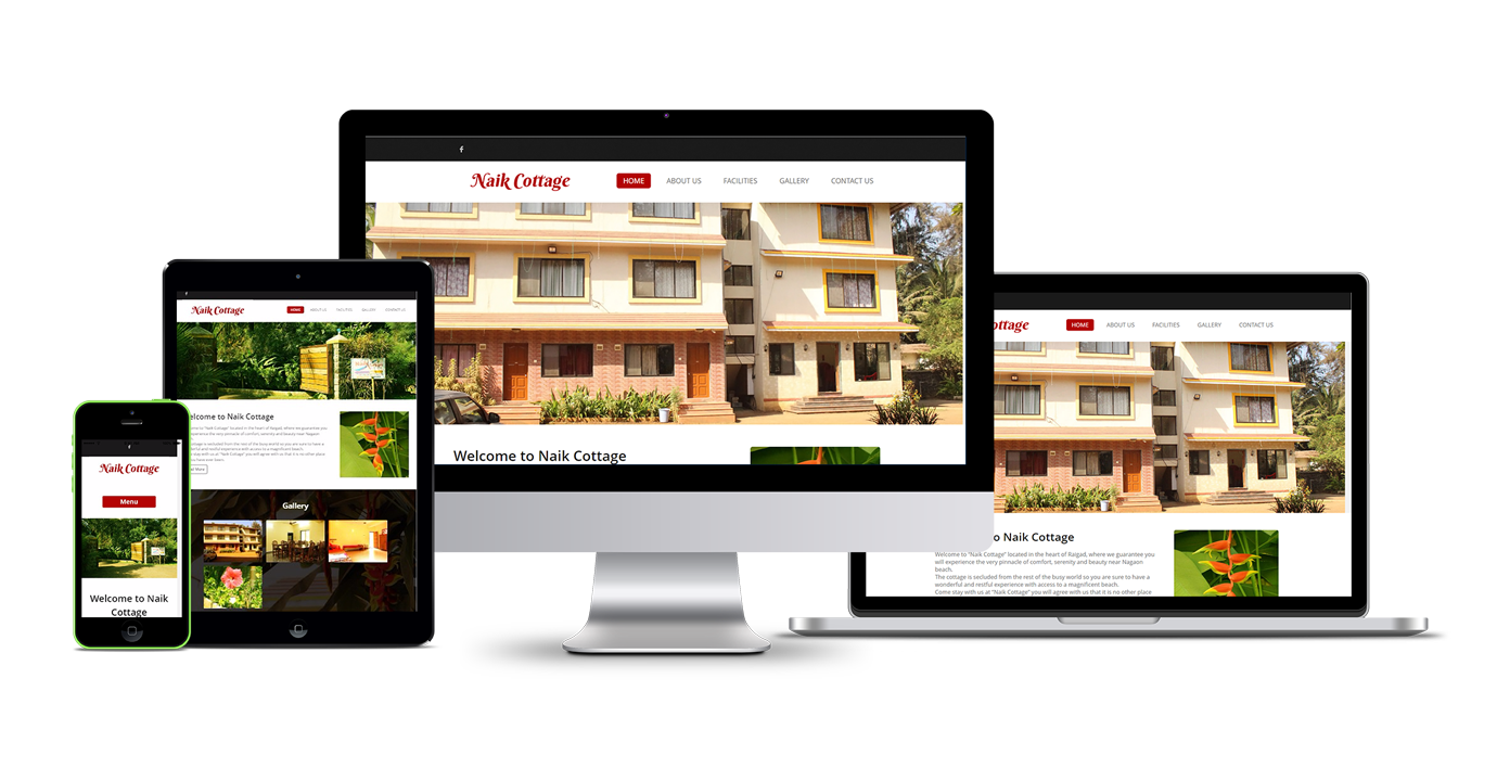 Naik Cottage Website Development
