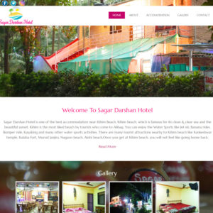 Sagar Darshan Hotel Website Design